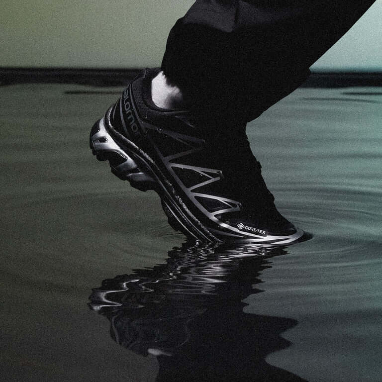 Salomon XT-6 Gore-Tex Schwarz Silber