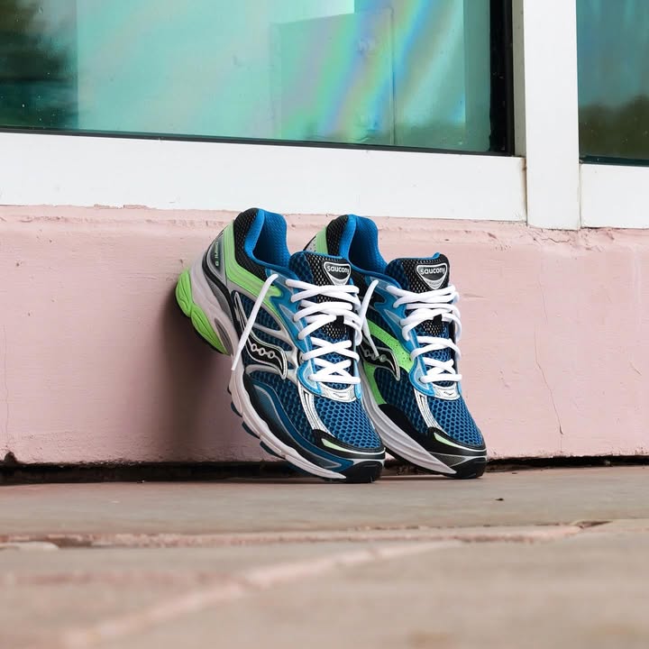 Saucony ProGrid Omni 9 Blue Lime (S70739-29) | Snrkickz 2