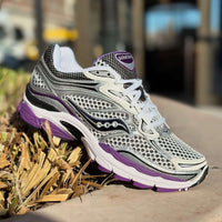 Saucony ProGrid Omni 9 White Black Silver Purple (S70739-10) | Snrkick…

