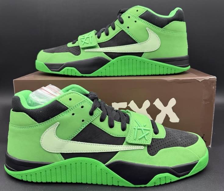 Jordan Jumpman Jack TR Travis Scott Green Spark