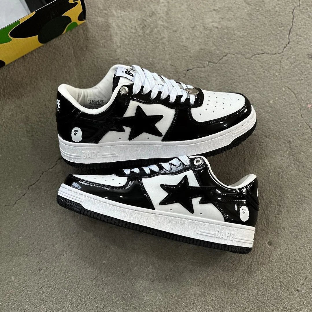 A Bathing Ape Bape Sta Low Schwarz