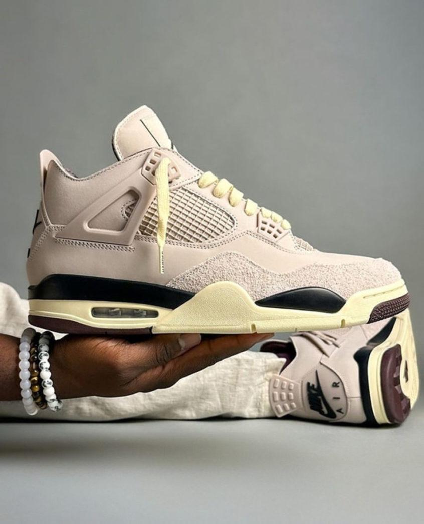 Air Jordan 4 x A Ma Maniére Fossil Stone