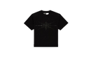 Sp5der Rhinestone Silk Tee Black | Snrkickz
