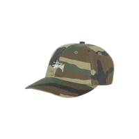 Stussy Basic Washed Cap Woodland Camo | Snrkickz