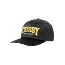 Stussy Mid Depth Burly Threads Snapback Black | Snrkickz
