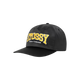 Stussy Mid Depth Burly Threads Snapback Black