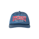 Stussy Mid Depth Burly Threads Snapback Navy | Snrkickz  2
