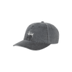 Stussy Washed Basic Cap Cap Washed Charcoal