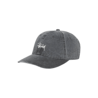 Stussy Washed Basic Cap Cap Washed Charcoal | Snrkickz 2