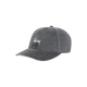Stussy Washed Basic Cap Cap Washed Charcoal