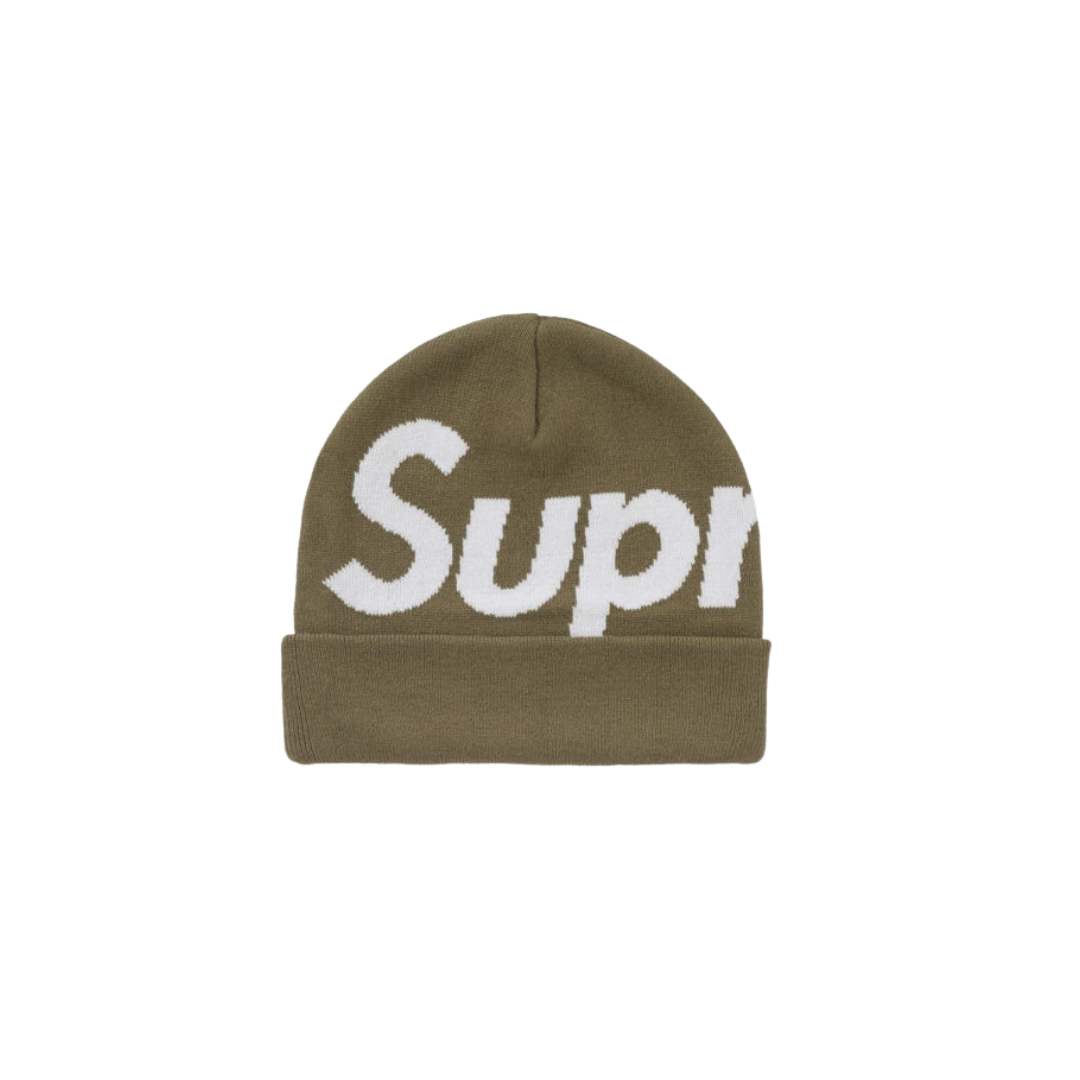 Supreme Big Logo Beanie (FW24) Olive