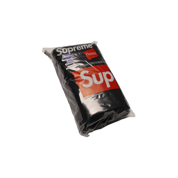 Supreme Hanes Boxer Briefs (4 Pack) Black