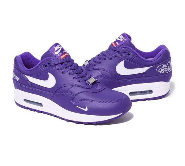 Supreme X Nike Air Max 1 87 Varsity Purple