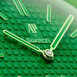 Swatch x Audemars Piguet Bioceramic Royal Pop Green Eight | Snrkickz  3
