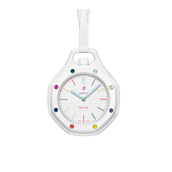 Swatch x Audemars Piguet Bioceramic Royal Pop Huit Blanc