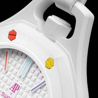 Swatch x Audemars Piguet Bioceramic Royal Pop Huit Blanc | Snrkickz 6