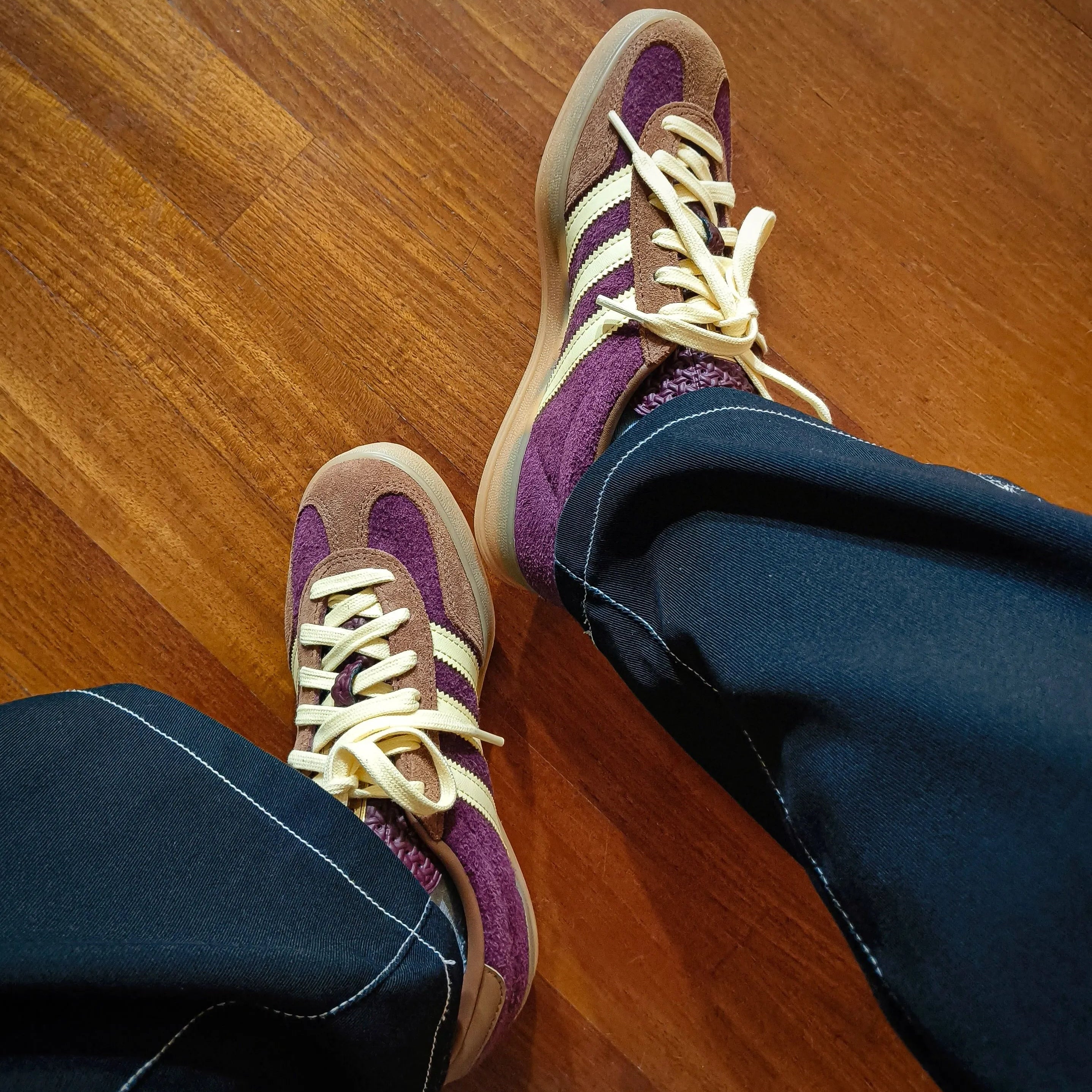 adidas Gazelle Indoor Maroon Almost Yellow (JI0324) | Snrkickz