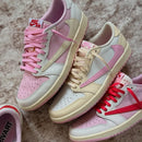 Travis Scott x Air Jordan 1 Low OG 'Sail & Shy Pink' - Pink Pack Snrkickz 3