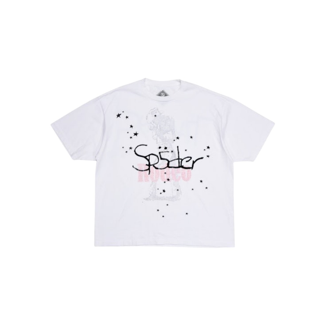 Travis Scott x Sp5der Days Before Rodeo II Tee White