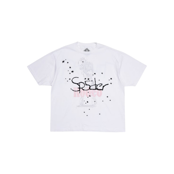 Travis Scott x Sp5der Days Before Rodeo II Tee White
