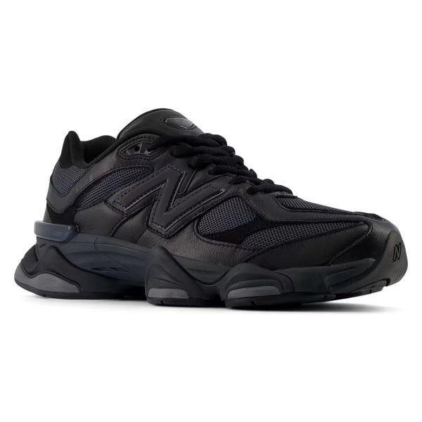 New Balance 9060 Triple Black Leather