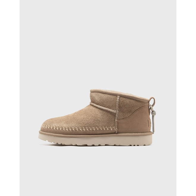 UGG Classic Ultra Mini Biarritz Boot Mustard Seed (Women's) (1171538-MDSD) | Snrkickz