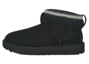 UGG Classic Ultra Mini Maxi Curly Boot Black (Women's) (1158263-BLK) | Snrkickz