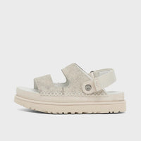 UGG Goldenstar Crackle Glide Sandal Crackle White (Women's) Snrkickz