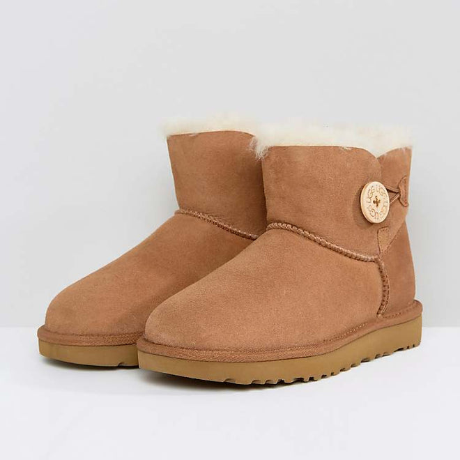 UGG Mini Bailey Button II Chestnut (Women's)
