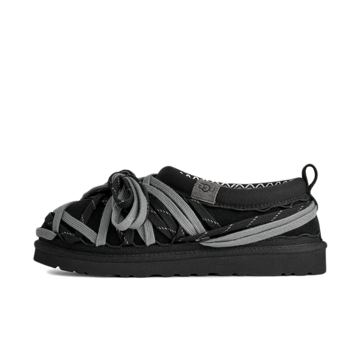 UGG Tasman Lace Slipper Black (1175054-BLK) | Snrkickz

