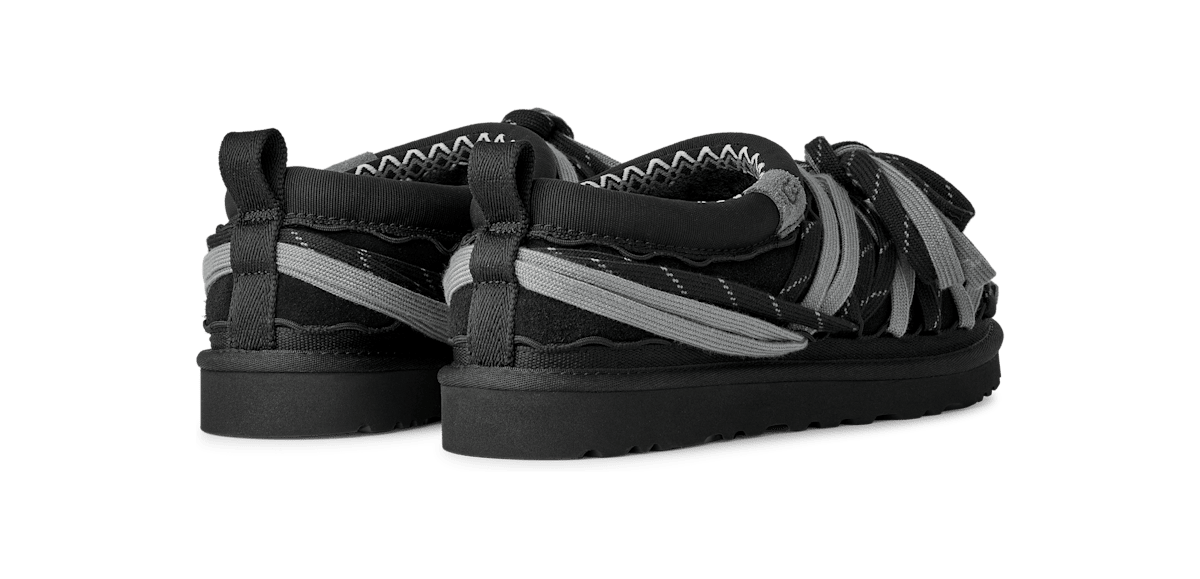 UGG Tasman Lace Slipper Black (1175054-BLK) | Snrkickz 4