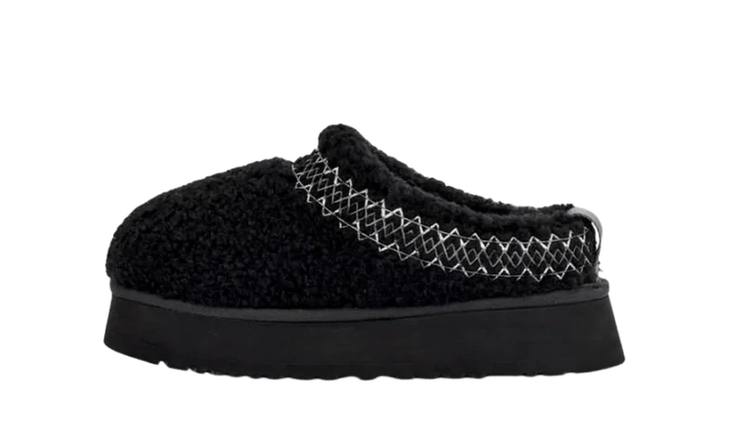 UGG Tazz Slipper Heritage Braid Black (Women's) (1143976-BLK) | Snrkickz