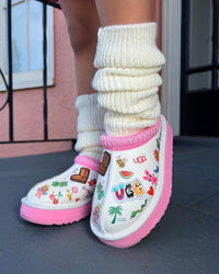 UGG Tazz Slipper Humberto Cruz Pop Sketch (Women's) (1155751-WHT 4