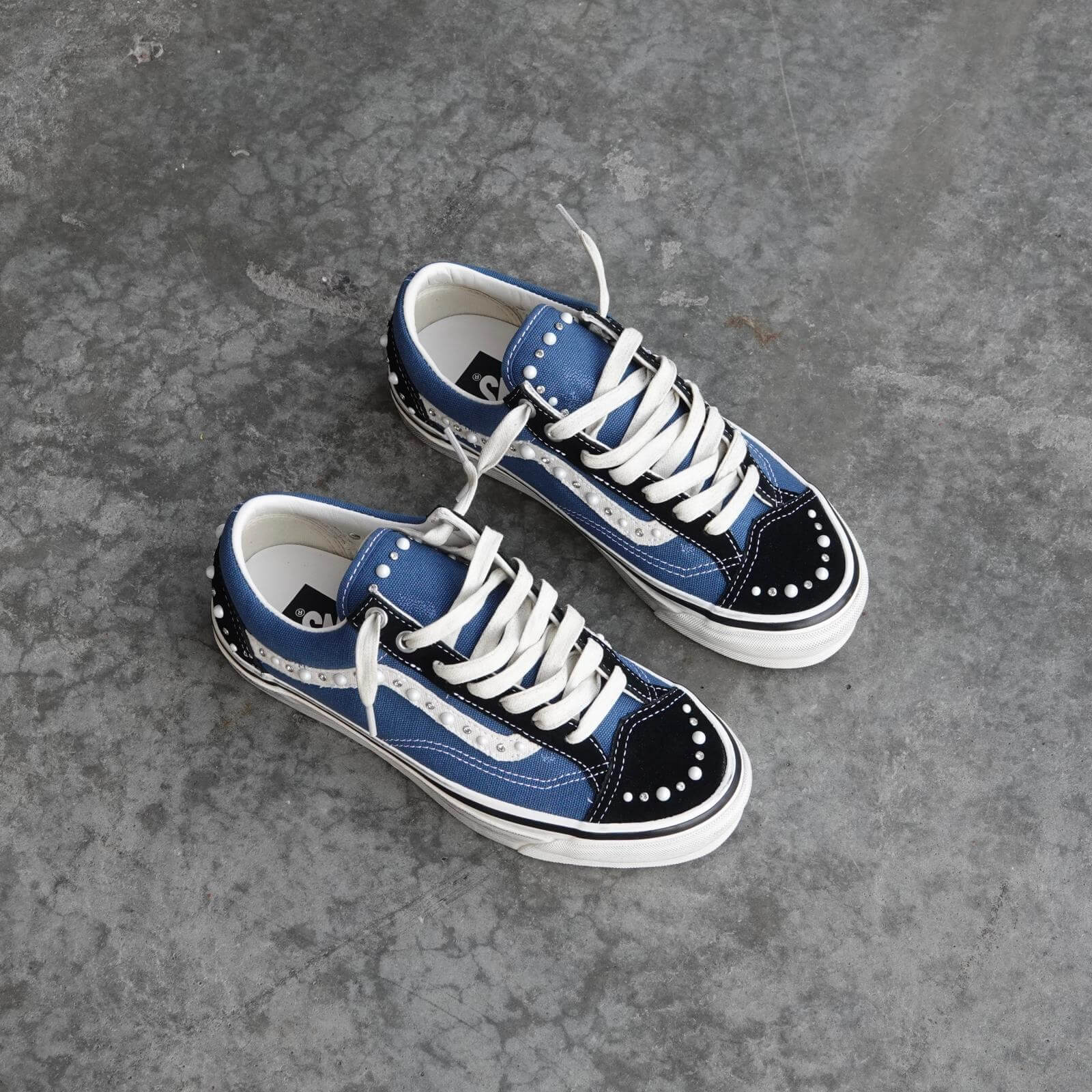 Vans LX Old Skool 36 Pearlized Pack Black Navy (VN000E8VYA6) | Snrkickz 3