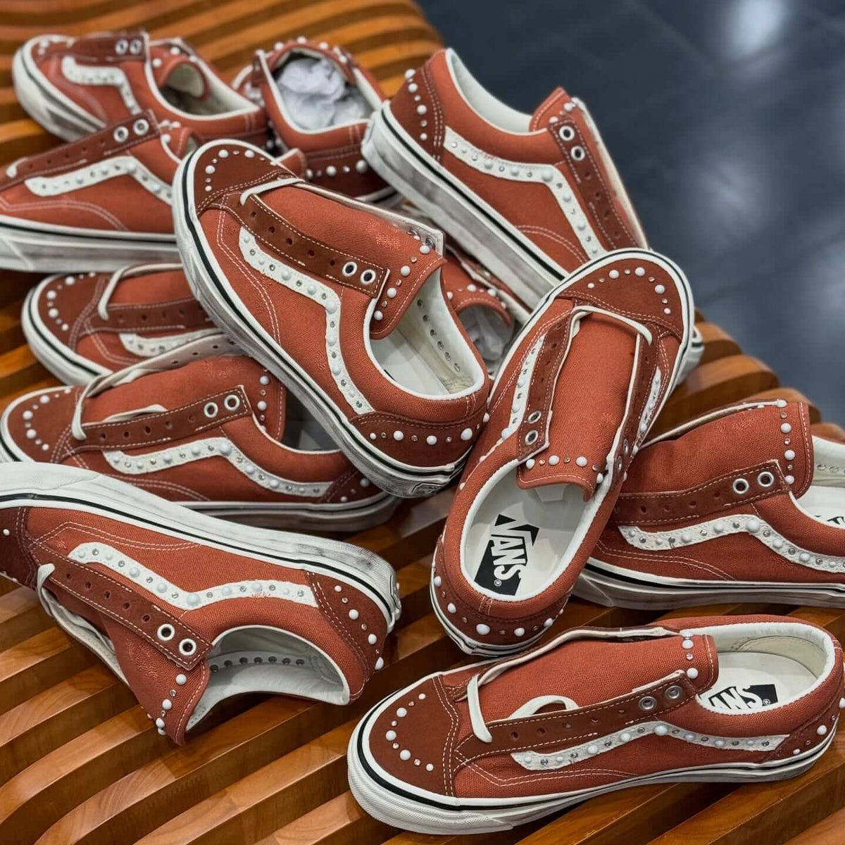 Vans LX Old Skool 36 Pearlized Pack Vintage Cocoa Brown
