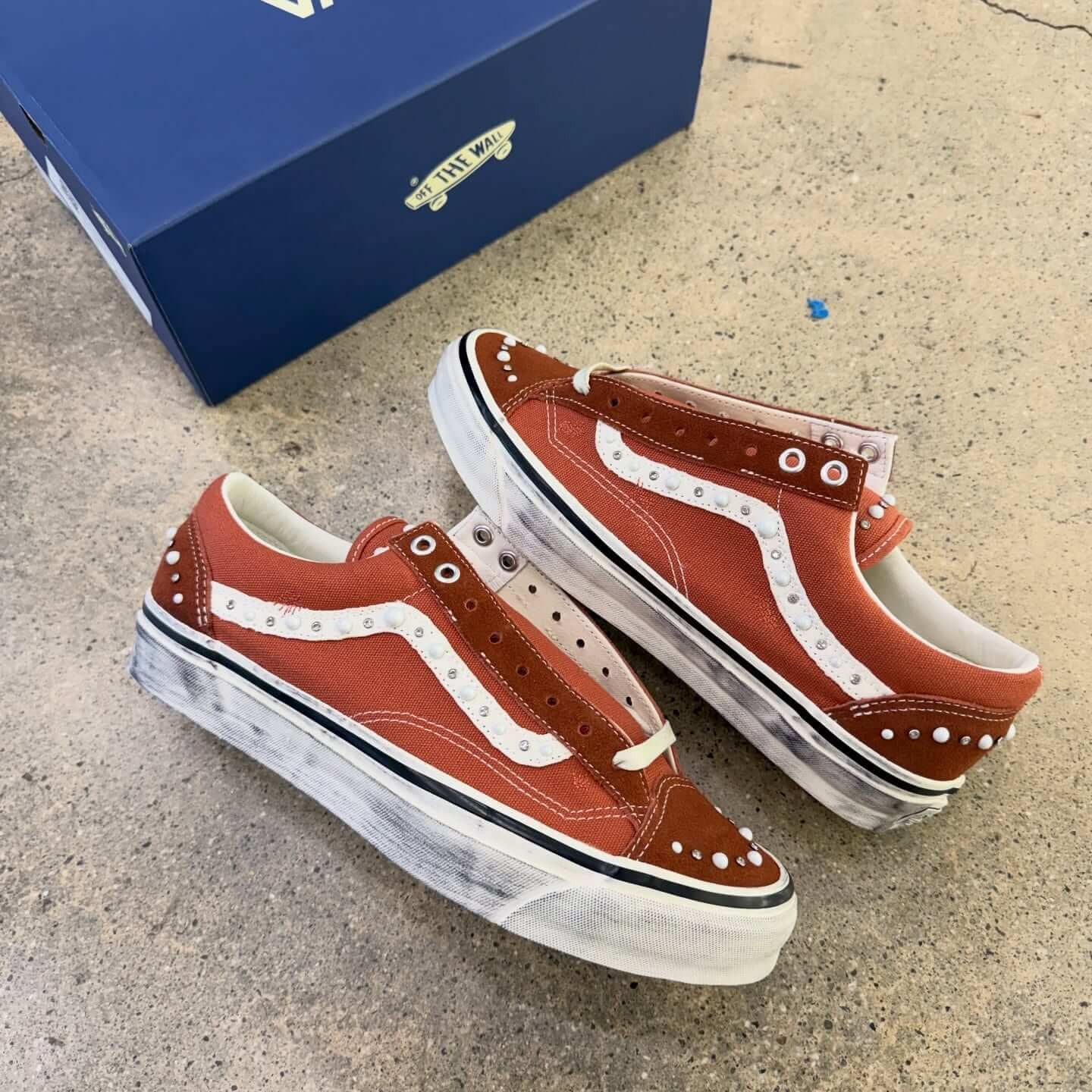 Vans LX Old Skool 36 Pearlized Pack Vintage Cocoa Brown