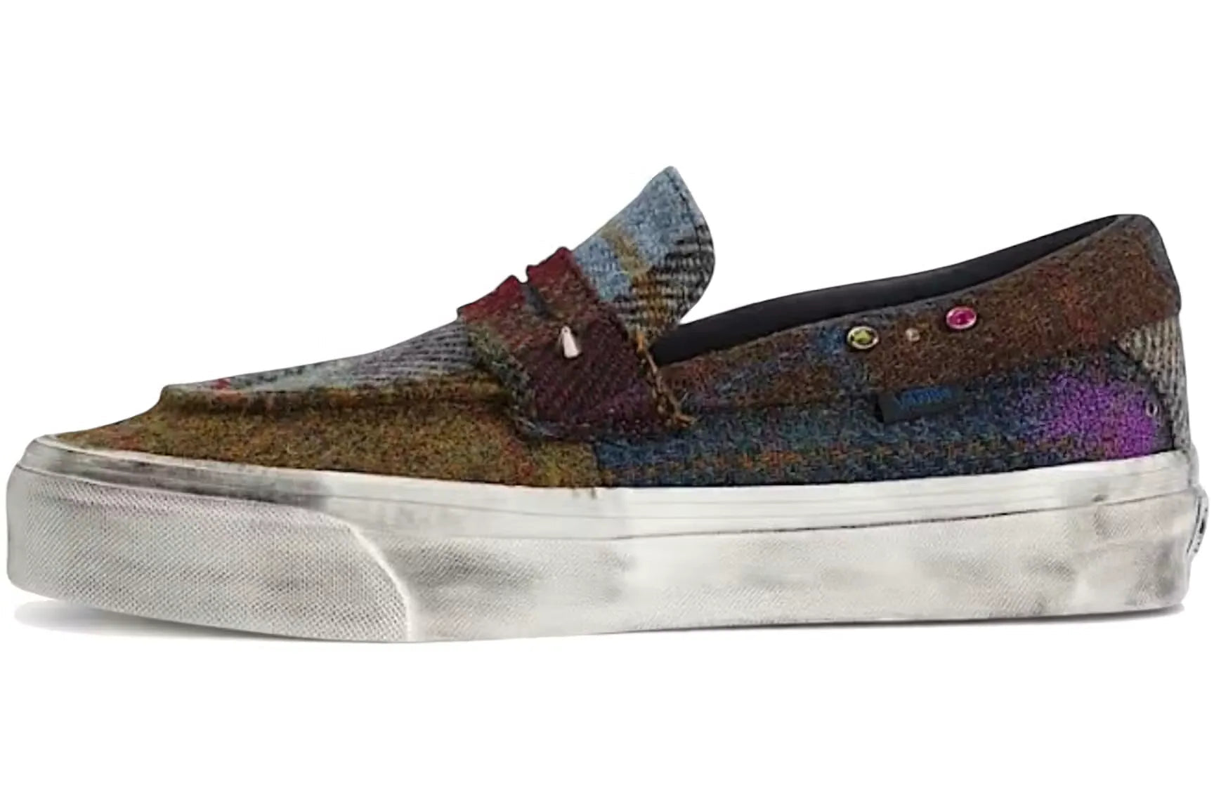 Vans Premium Loafer 53 Harris Tweed Brown (VN000Y8MCYL) | Snrkickz