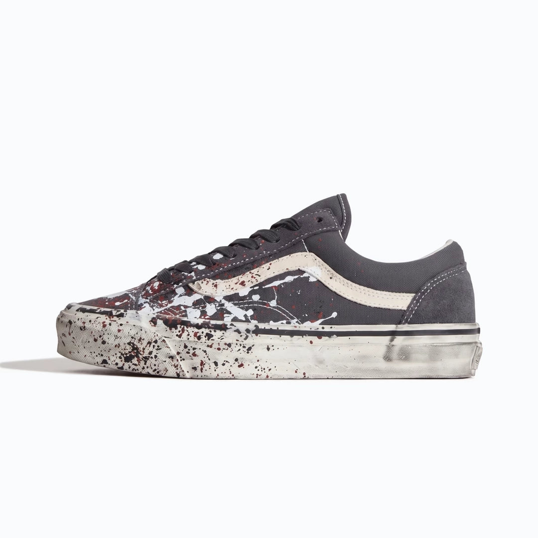 Vans Premium Old Skool 36 Paint Splatter Charcoal Grey (VN000D9RH91) | Snrkickz