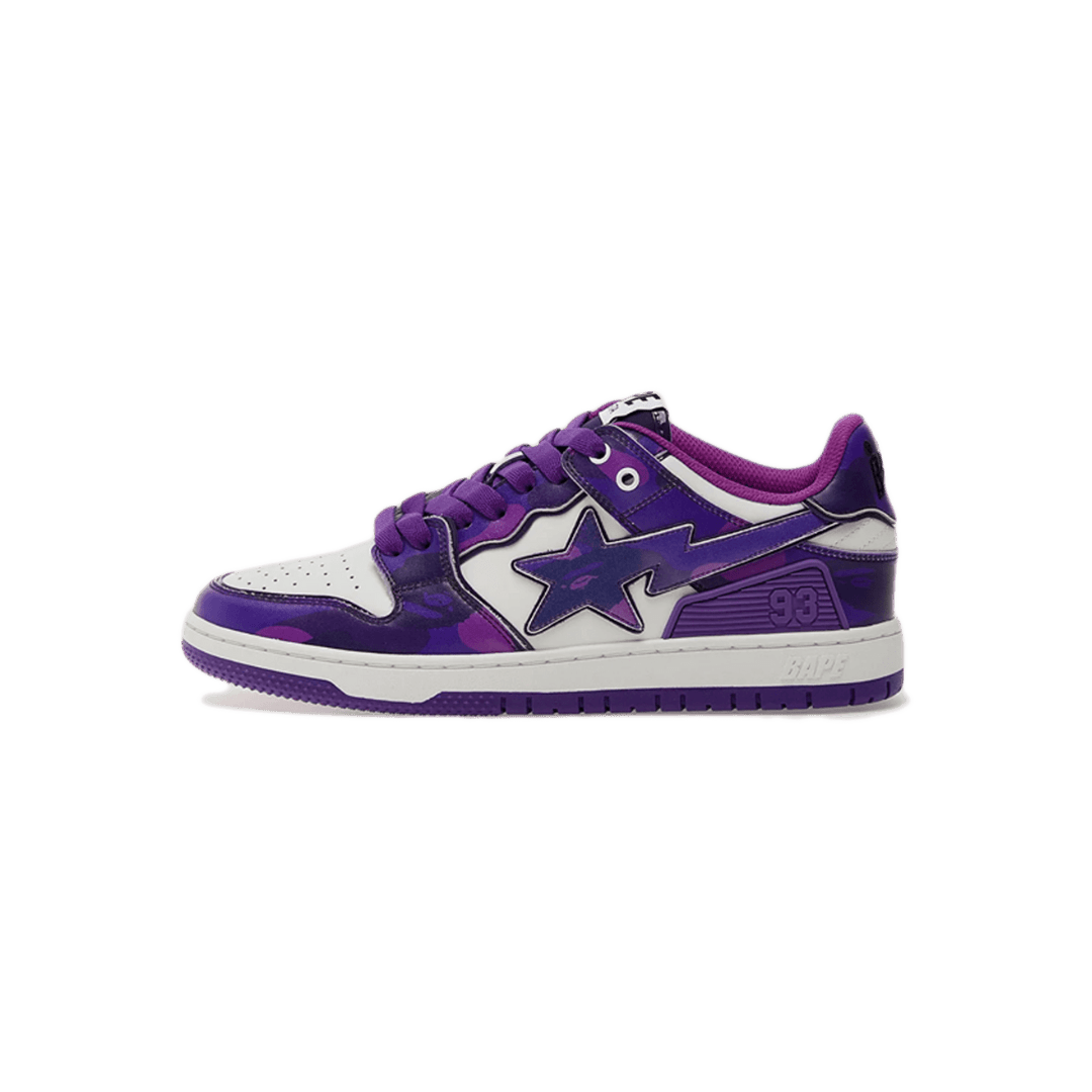 A Bathing Ape Bape SK8 Sta #1 M2 Purple Camo