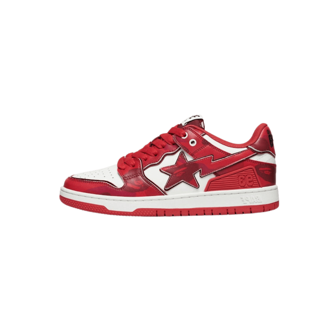A Bathing Ape Bape SK8 Sta #1 M2 Red Camo