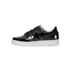 A Bathing Ape Bape Sta Icon Low Schwarz Grau Patent