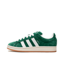 adidas Campus 00s GS Dark Green/Cloud White – Grade School suède sneaker met diepgroene bovenkant en off-white gum outsole
