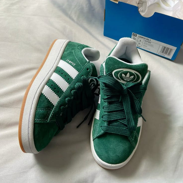 Adidas Campus 00s Dark Green White (Kids)