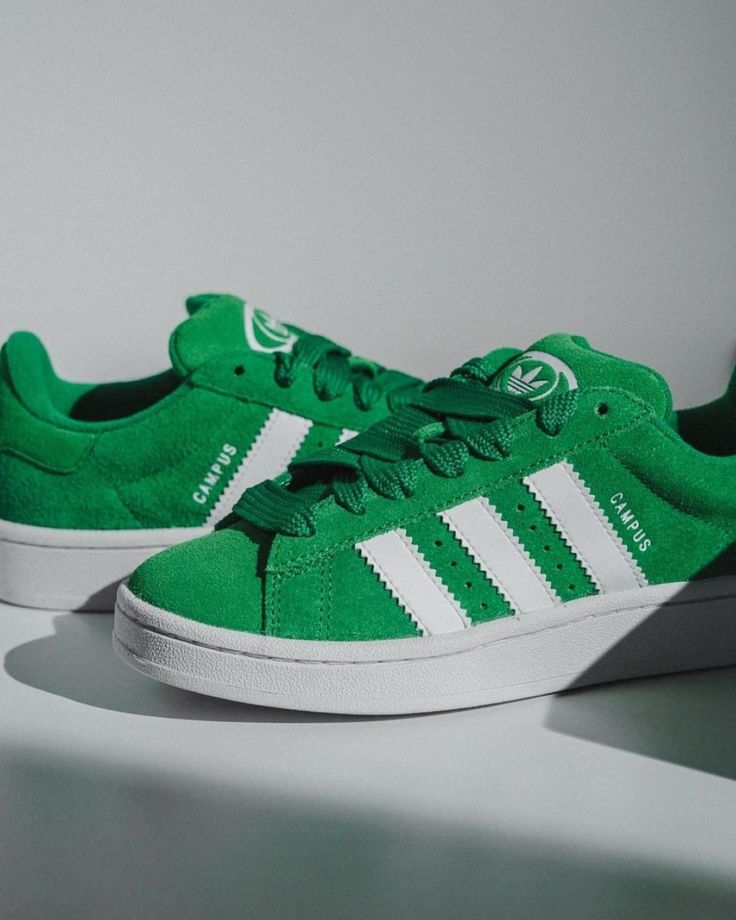 Adidas Campus 00s Green Cloud White (Women's)