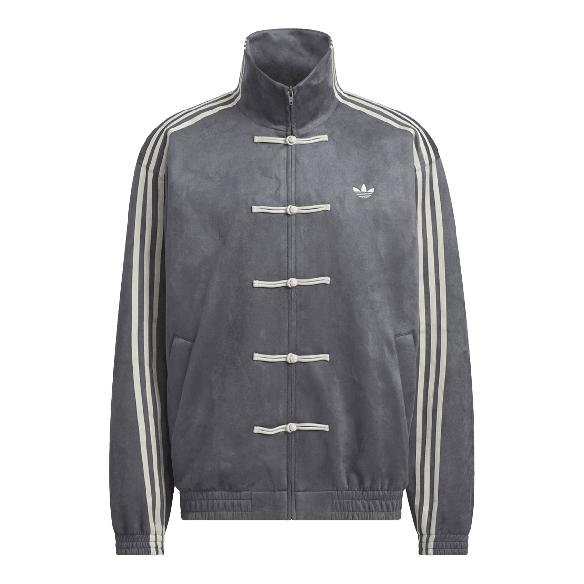 Adidas CTT Chinese Track Top 3.1 Gender Neutral Jacket (Asia Sizing) Dark Grey