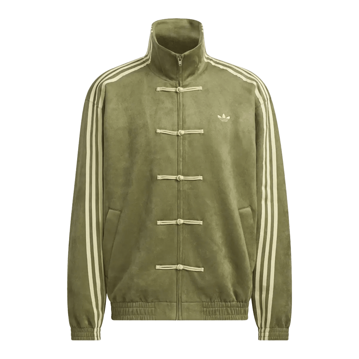 Adidas CTT Chinese Track Top 3.1 Gender Neutral Jacket (Asia Sizing) Olive