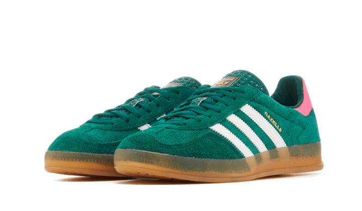 Adidas Gazelle Indoor Collegiate Grün Lucid Pink