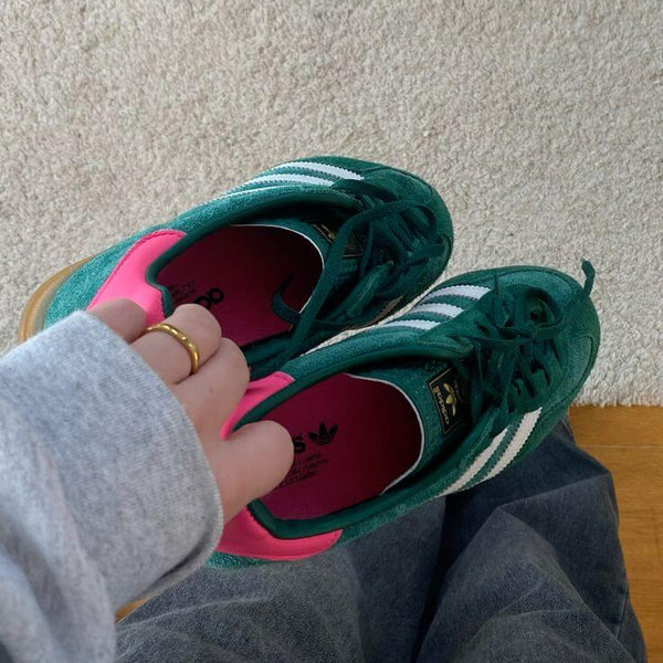 Adidas Gazelle Indoor Collegiate Green Lucid Pink
