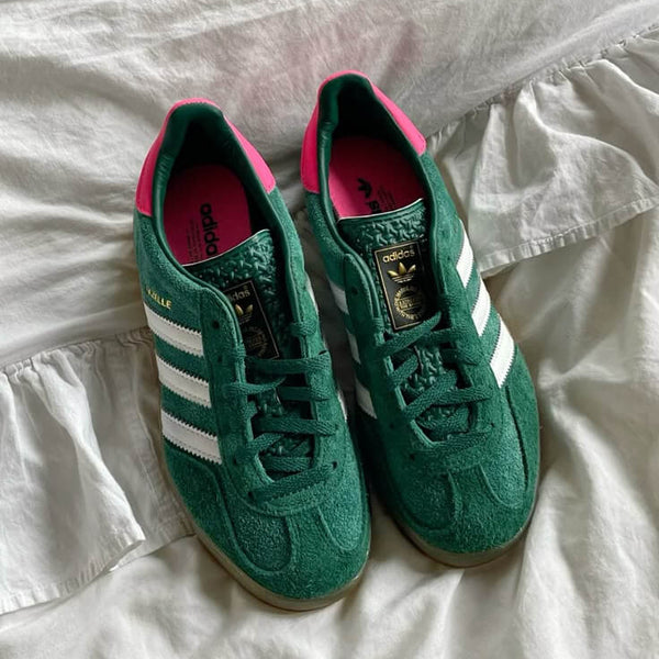 Adidas Gazelle Indoor Collegiate Green Lucid Pink