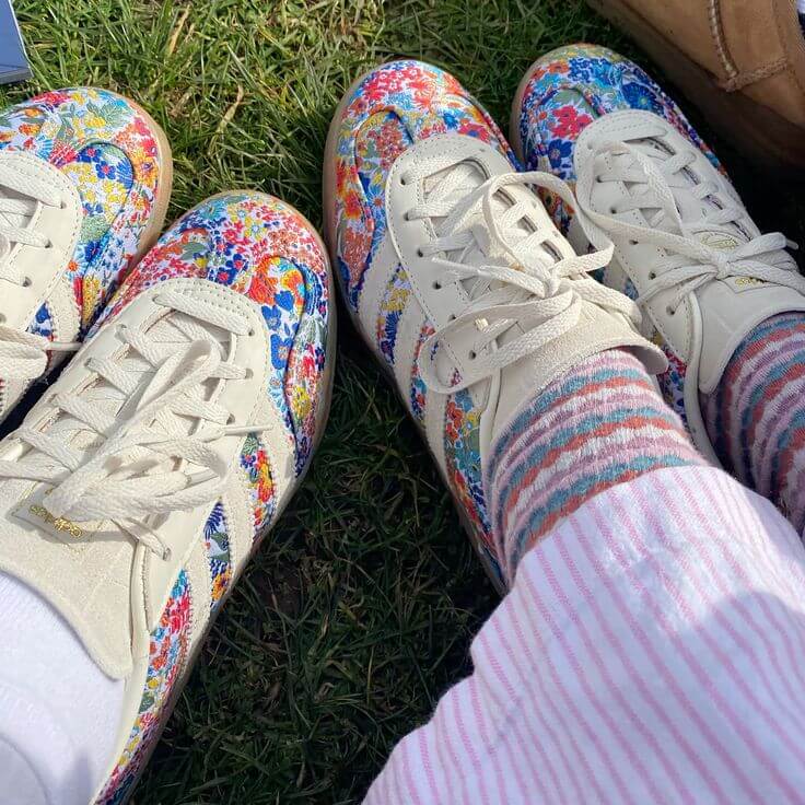 Adidas Gazelle Indoor Liberty London Floral Embroidery